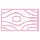 Abstract pink pattern with wavy lines on a gray background, decorative artwork.